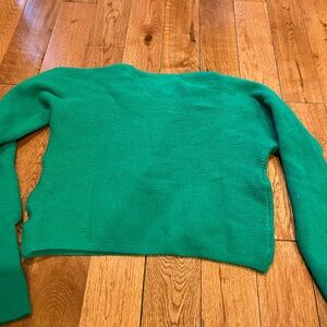 SHEIN Green Cropped Sweater - Size Small